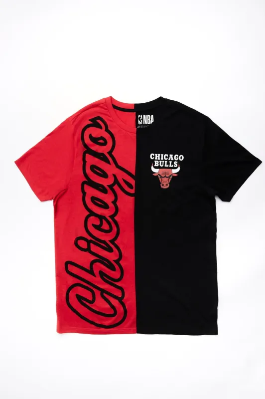 Chicago Bulls Graphic Split Tee sold by Bluenotes