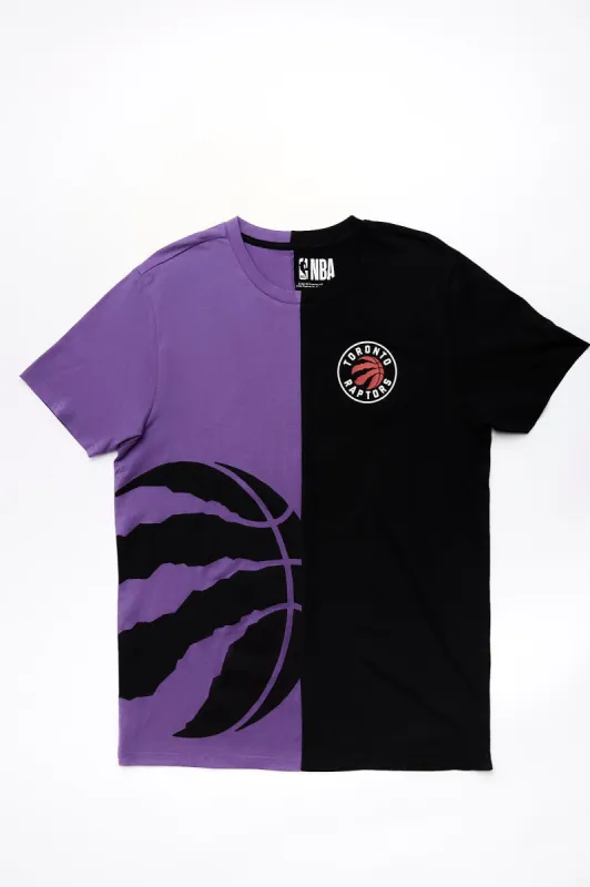 Toronto Raptors Graphic Split Tee sold by Bluenotes