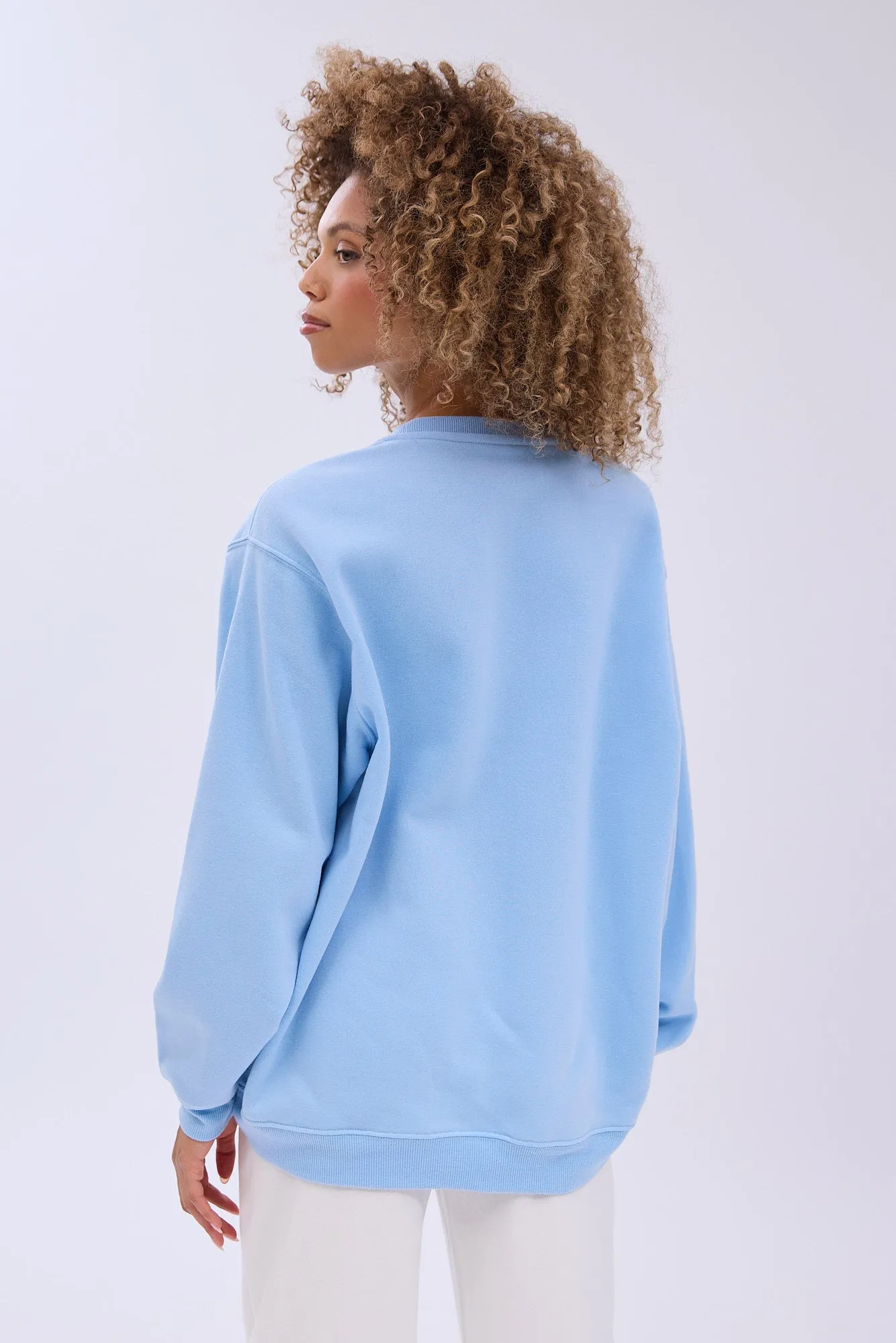 Hello Kitty It's A Wonderful Day Graphic Crew Neck Relaxed Sweatshirt sold by Bluenotes product image thumbnail 4