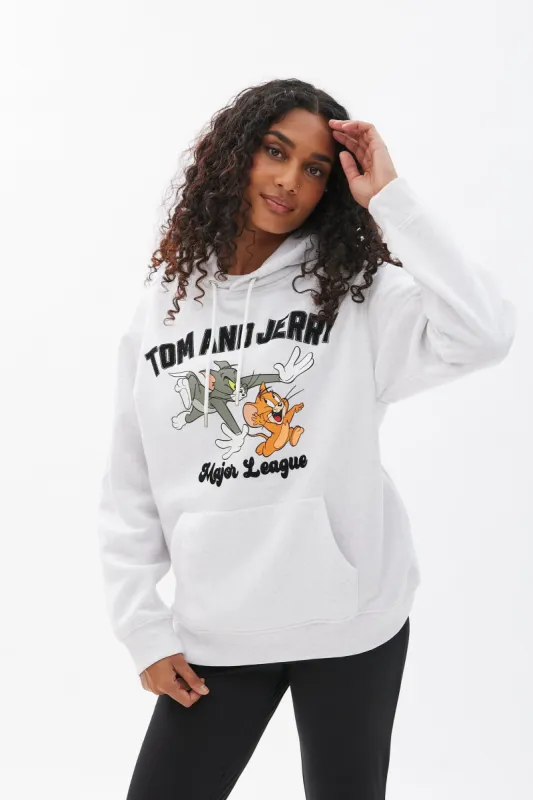Tom And Jerry Graphic Oversized Hoodie sold by Bluenotes