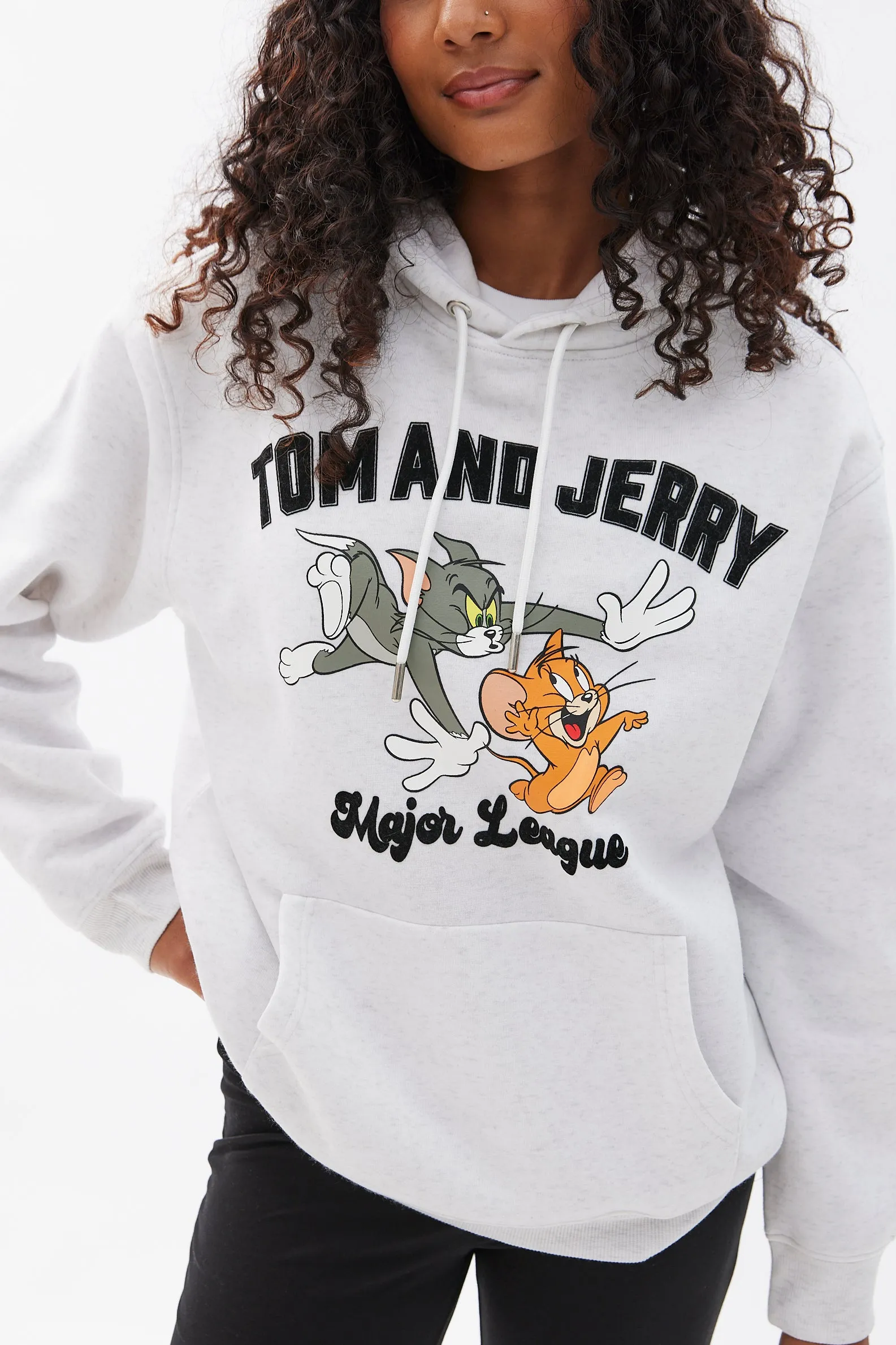 Tom And Jerry Graphic Oversized Hoodie sold by Bluenotes product image thumbnail 3