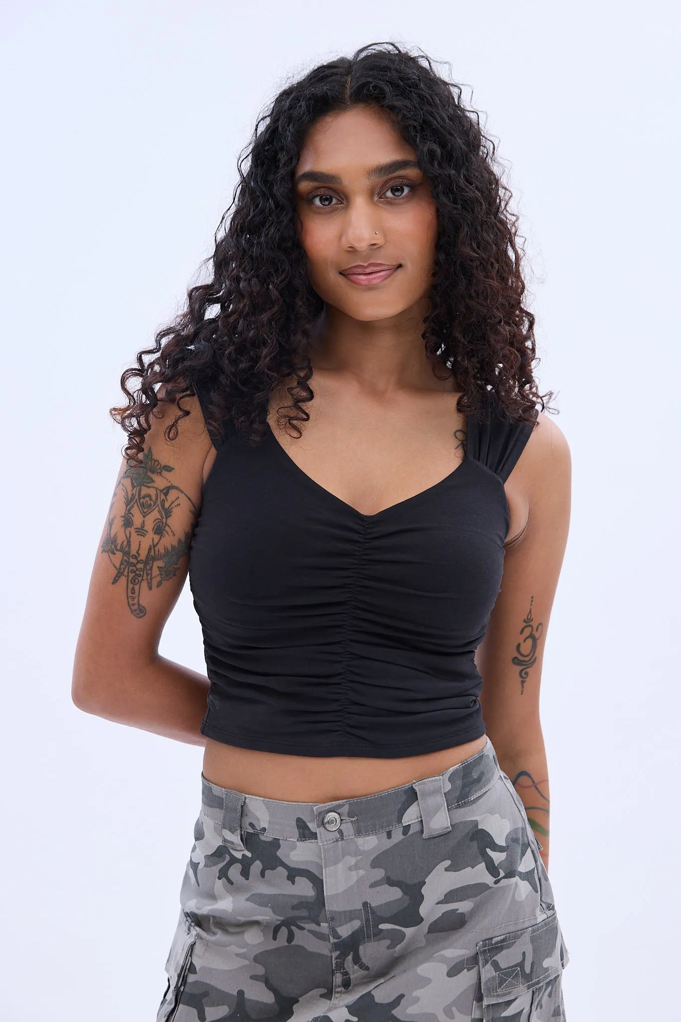 Short Sleeve Sweetheart Neck Tee sold by Bluenotes product image thumbnail 2