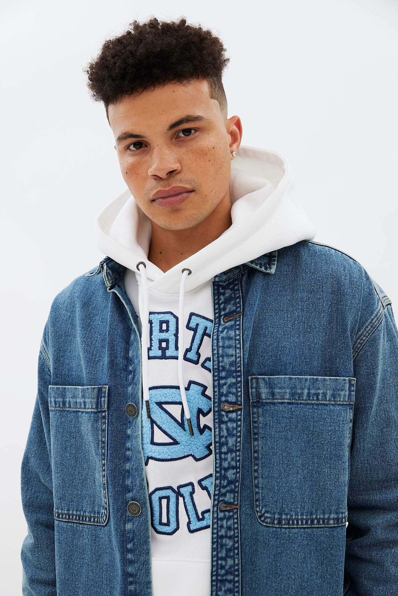 North Western Denim Shacket sold by Bluenotes product image thumbnail 6