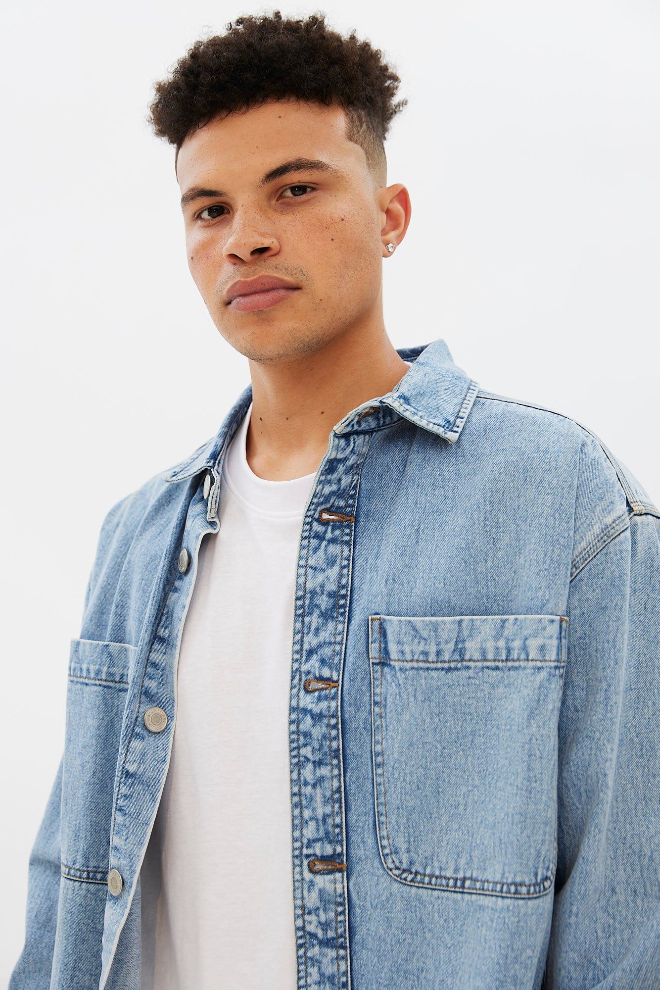 North Western Denim Shacket sold by Bluenotes product image thumbnail 3