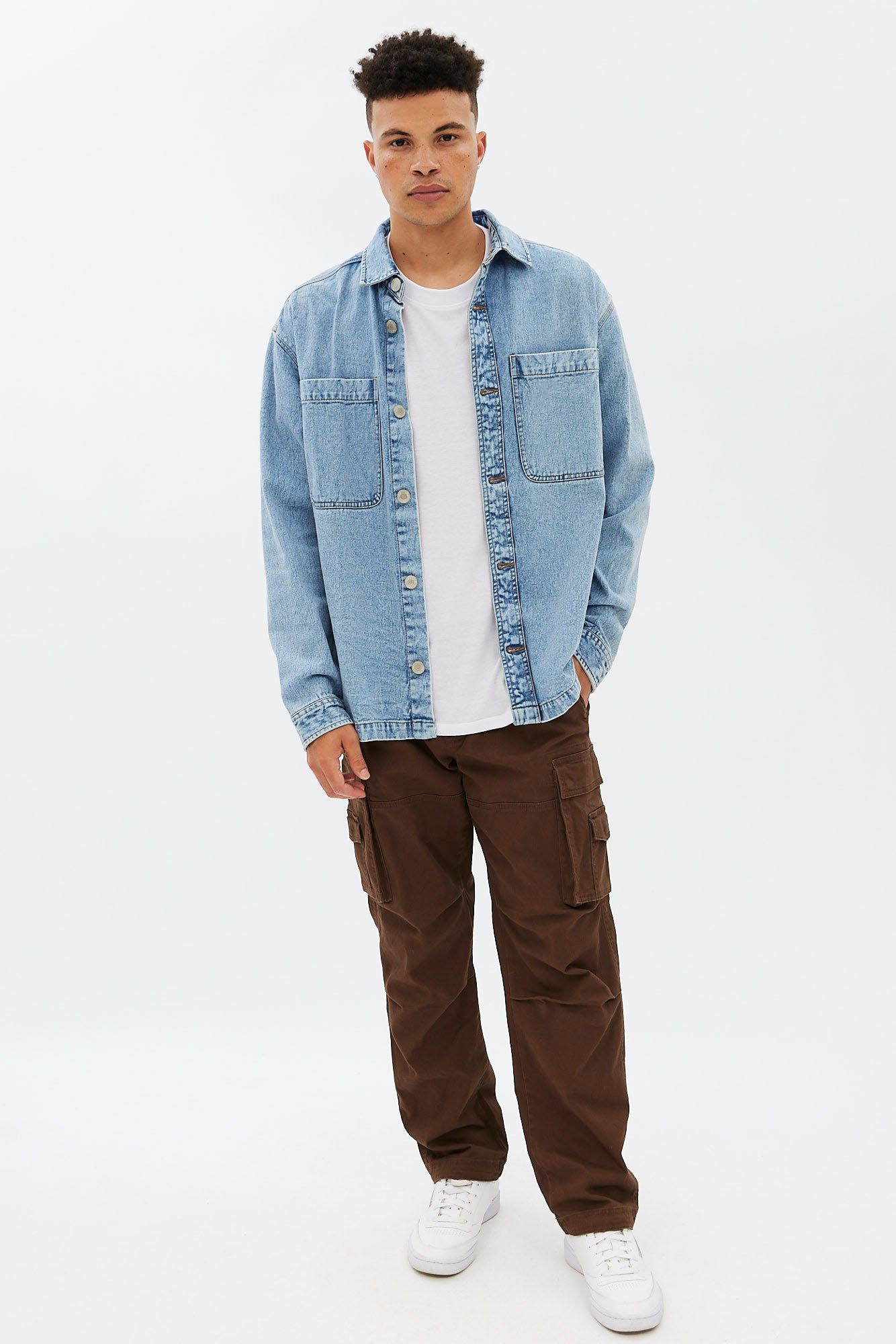 North Western Denim Shacket sold by Bluenotes product image thumbnail 5