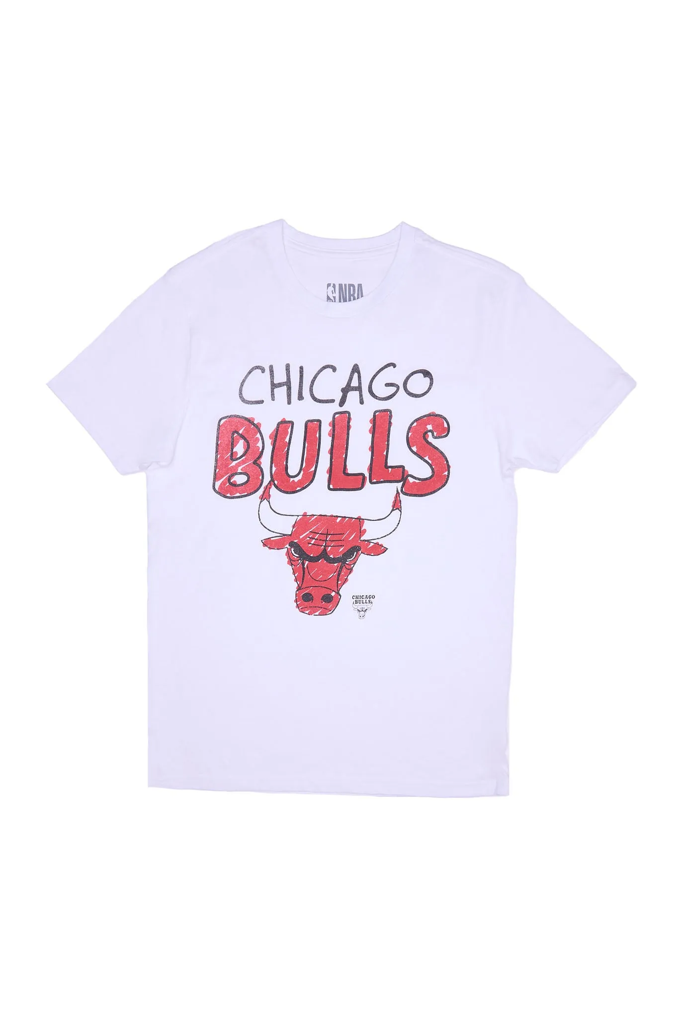 Chicago Bulls Hand-Drawn Print Graphic Tee sold by Bluenotes