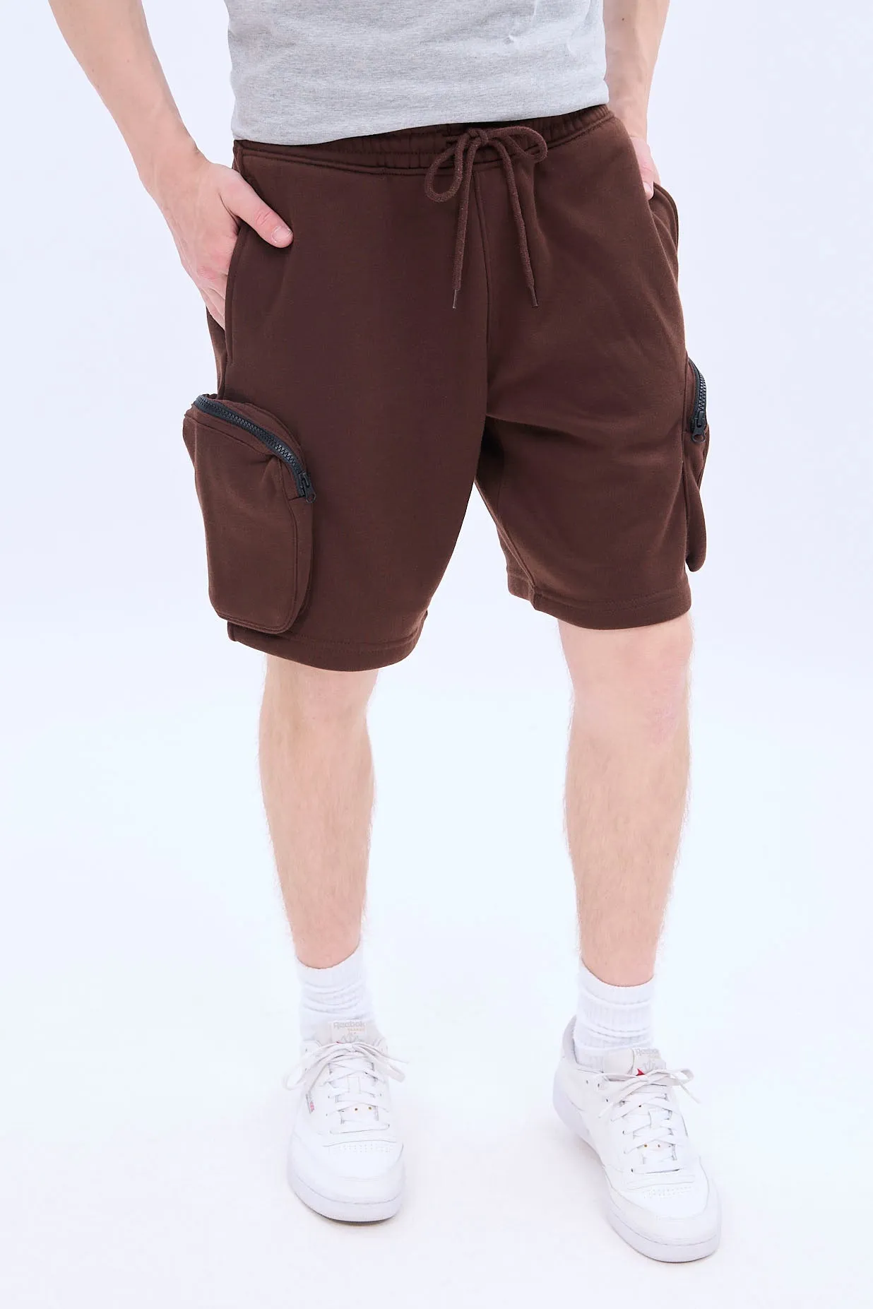 Zip Cargo Fleece Short sold by Bluenotes