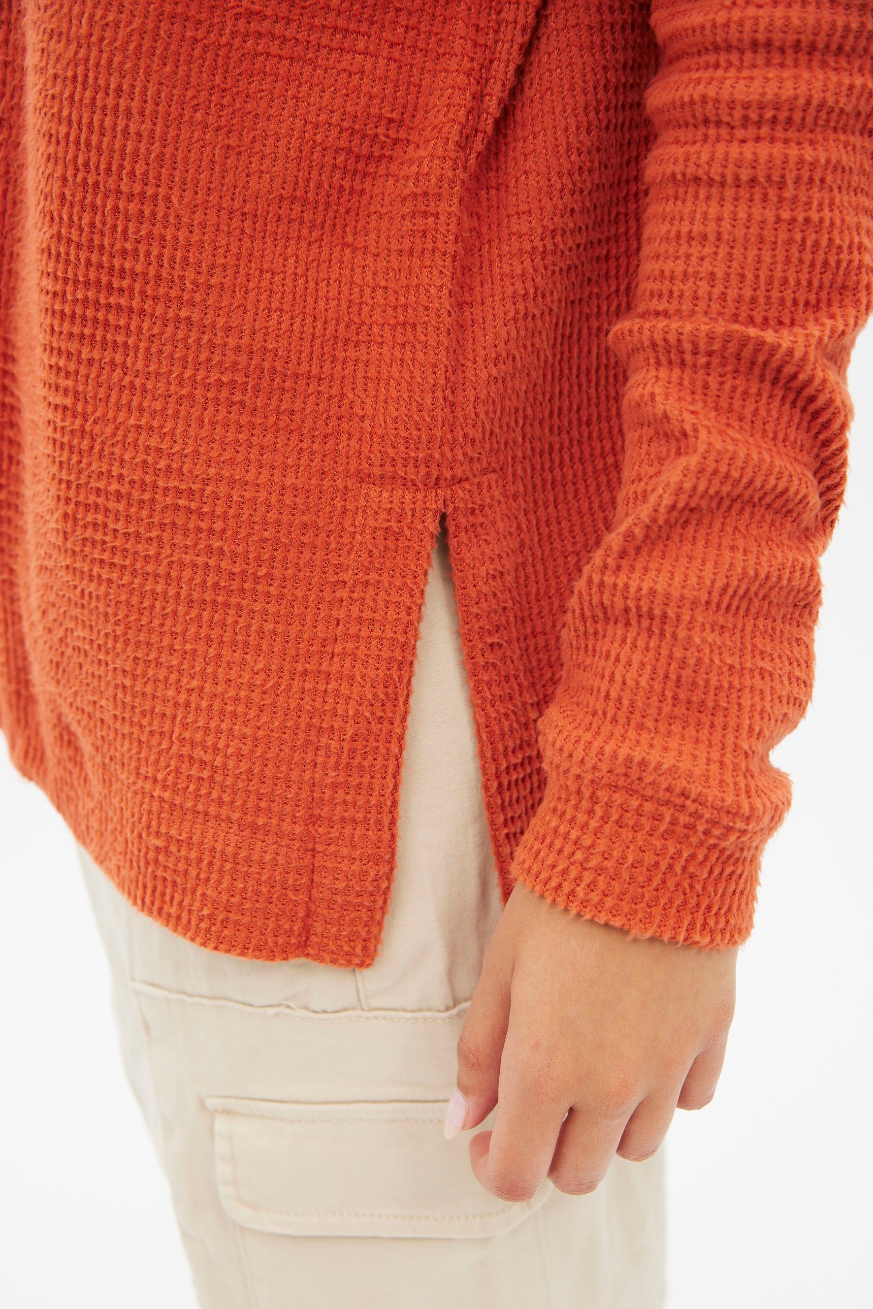 Long Sleeve Waffle Knit Top sold by Bluenotes product image thumbnail 19