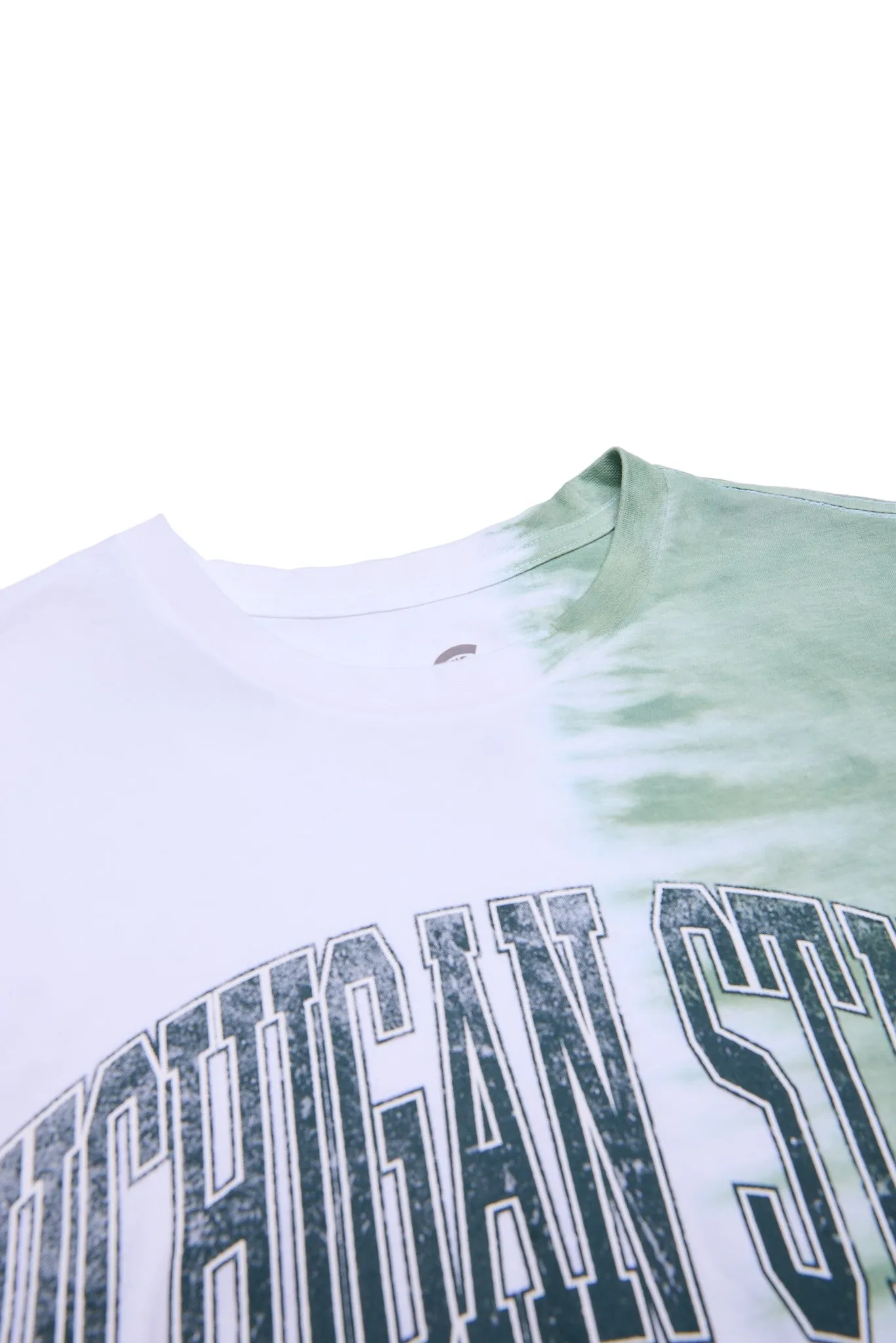 Michigan State Graphic Split Tie Dye Tee sold by Bluenotes product image thumbnail 2