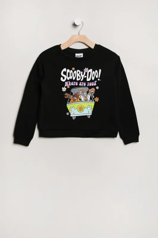 Girls' Scooby-Doo Graphic Crew Neck Sweatshirt sold by Bluenotes