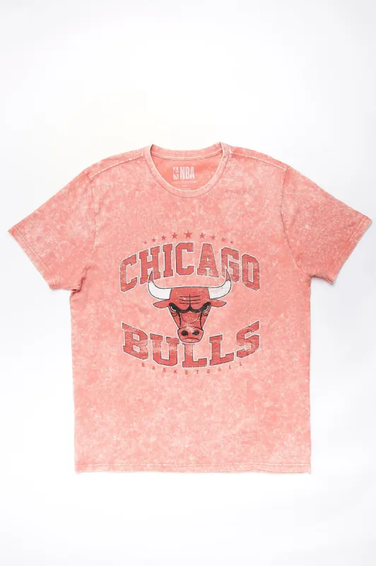 Chicago Bulls Graphic Acid Wash Tee sold by Bluenotes
