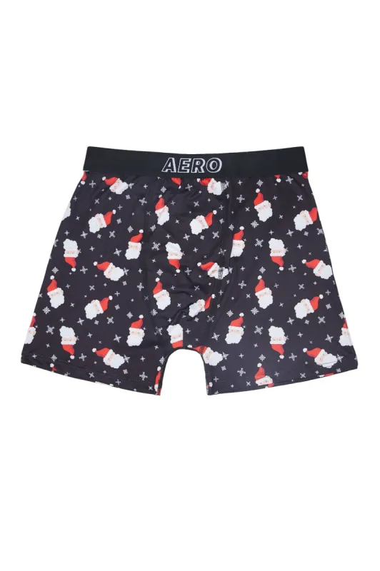 AERO Santa Printed Boxer Briefs made by Bluenotes