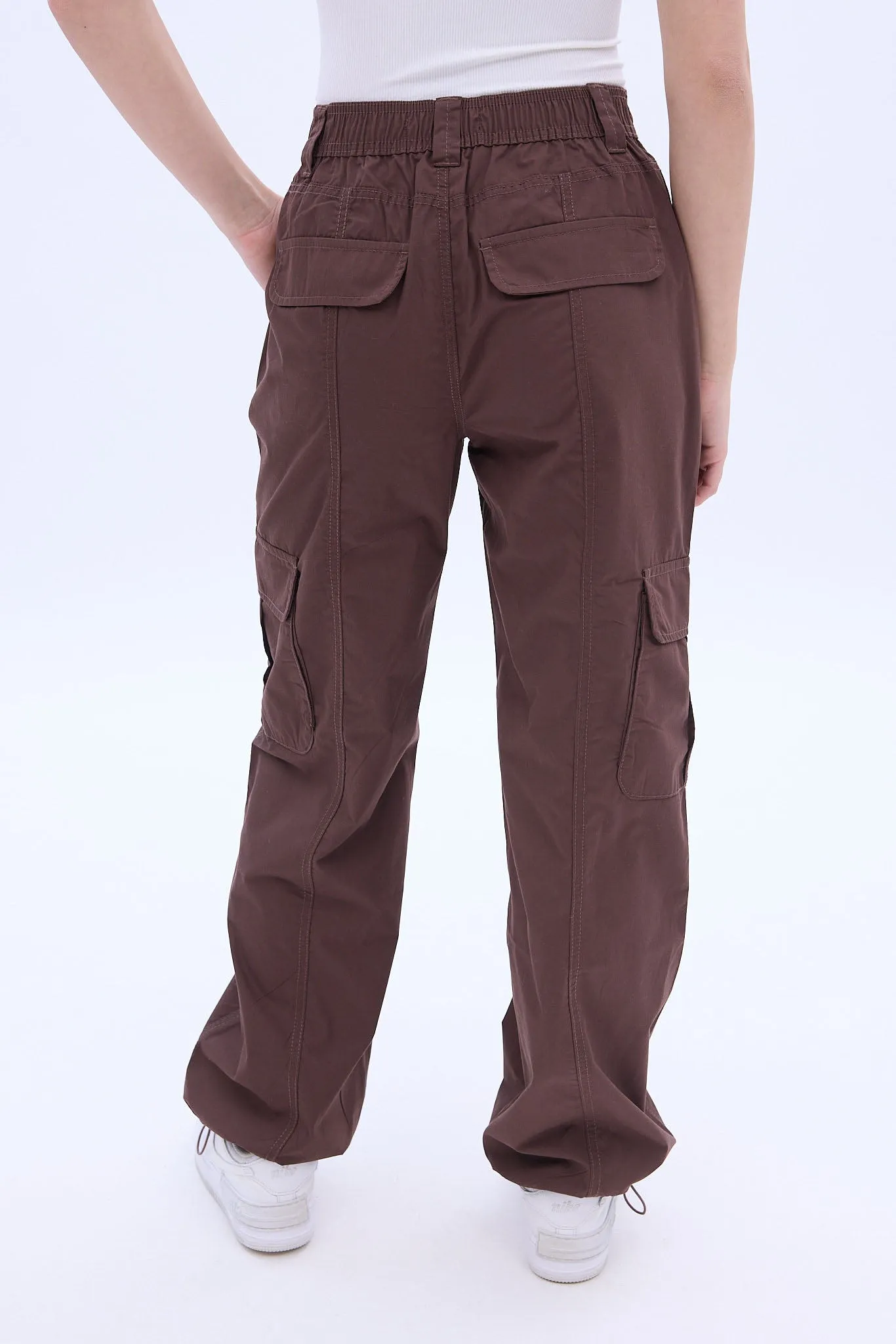 AERO Mid Rise Poplin Cargo Straight Jogger sold by Bluenotes product image thumbnail 4