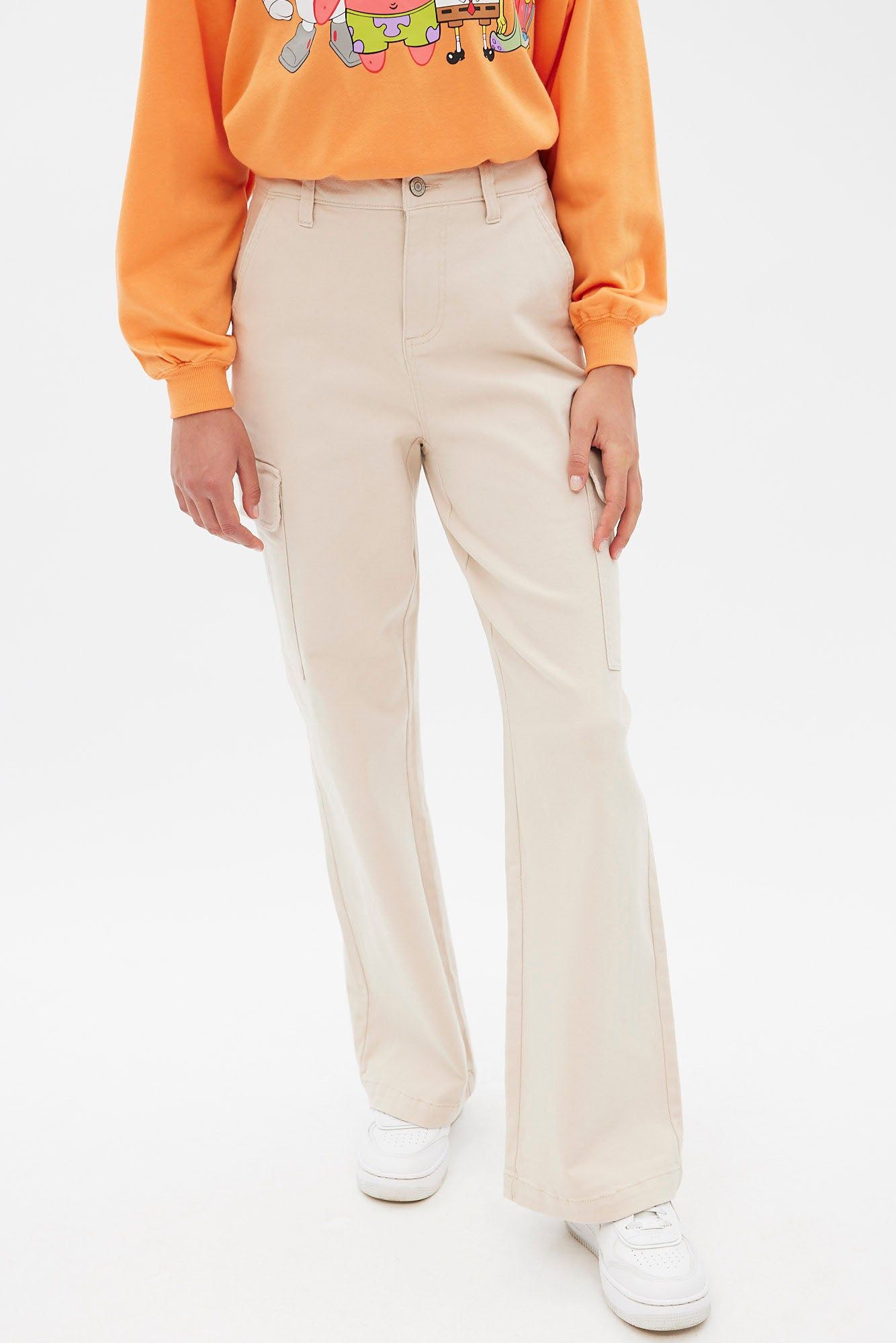 Super High Rise Baggy Cargo Pant sold by Bluenotes