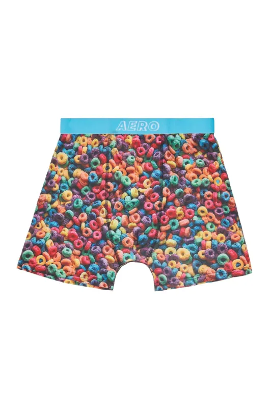 AERO Fruity O's Cereal Printed Boxer Briefs sold by Bluenotes