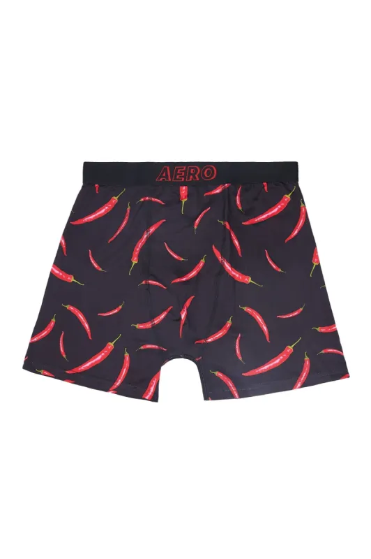 AERO Hot Peppers Printed Boxer Briefs sold by Bluenotes