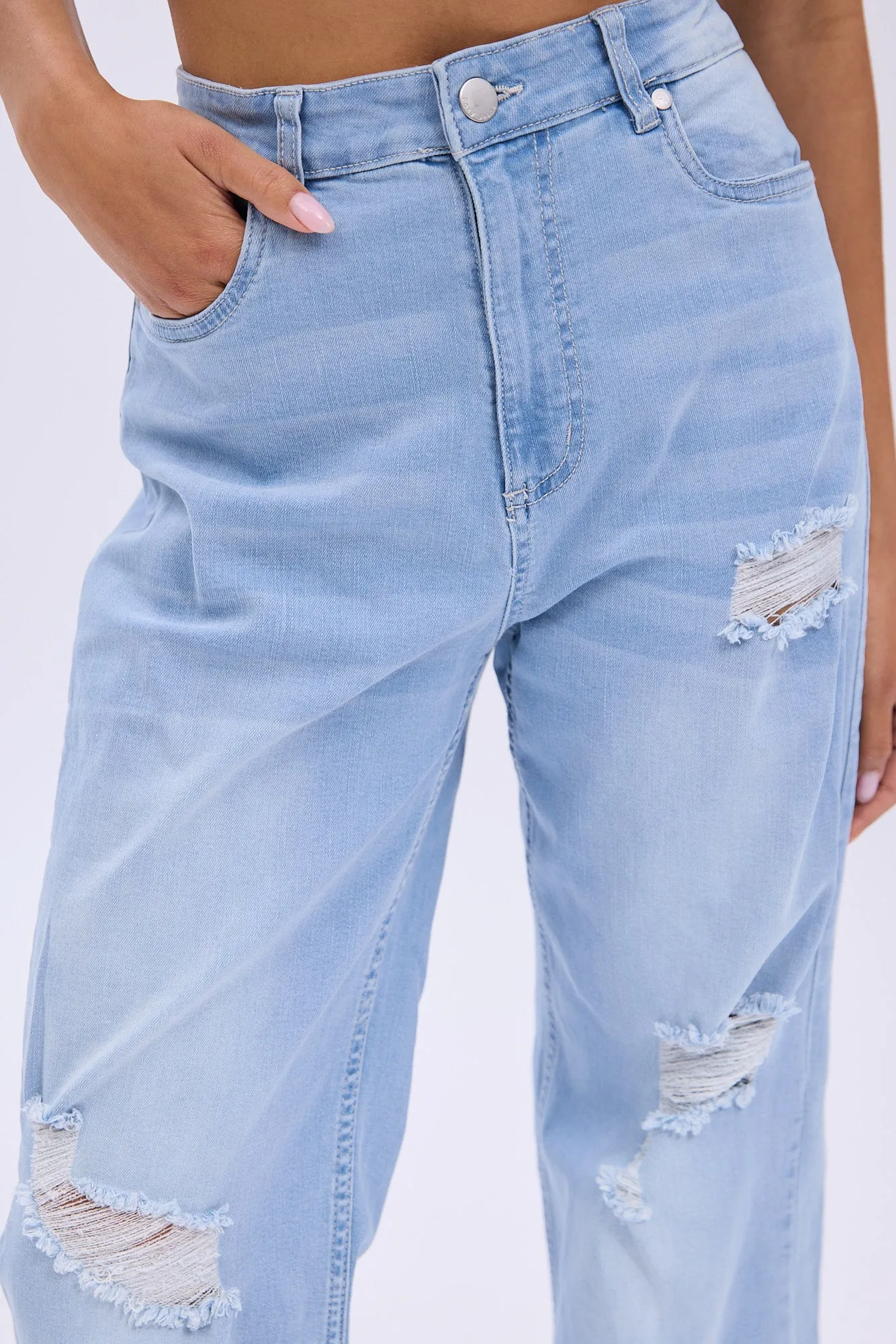 High Rise Wide Leg Jean sold by Bluenotes product image thumbnail 3