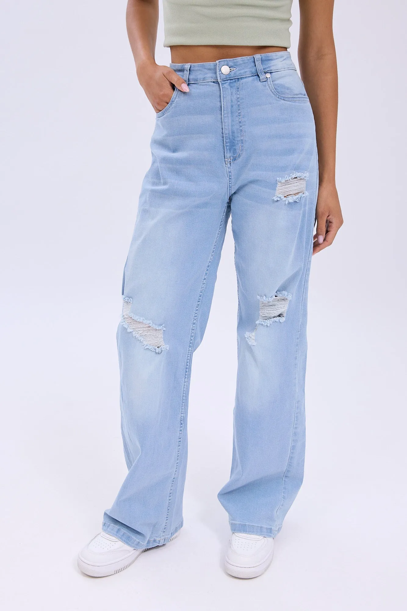 High Rise Wide Leg Jean sold by Bluenotes