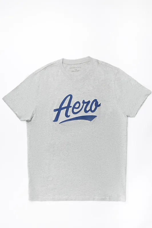AERO Script Graphic Tee sold by Bluenotes