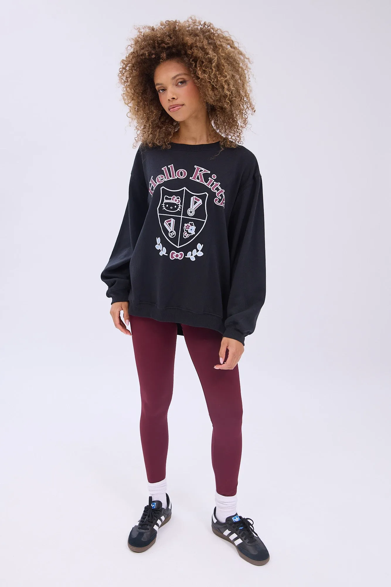Hello Kitty Graphic Crew Neck Relaxed Sweatshirt sold by Bluenotes product image thumbnail 2
