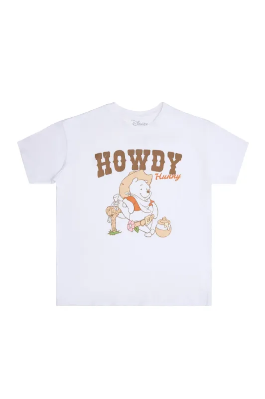 Winnie The Pooh Howdy Graphic Classic Tee sold by Bluenotes