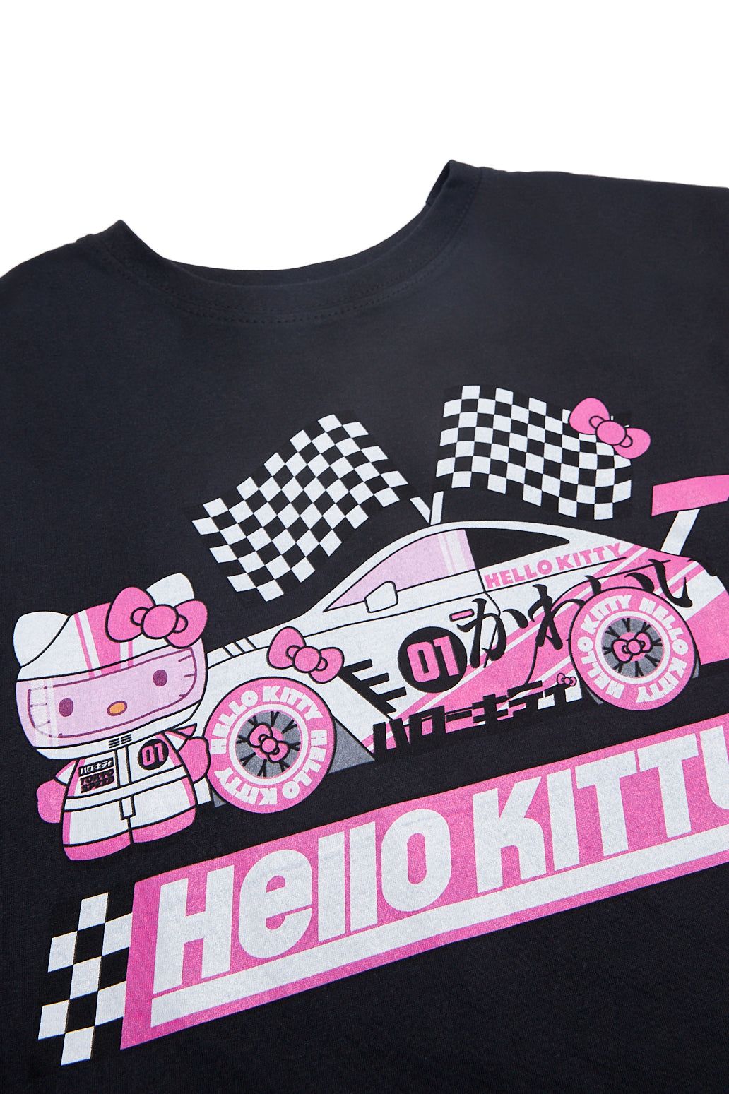 Hello Kitty Race Car Graphic Boyfriend Tee sold by Bluenotes product image thumbnail 2