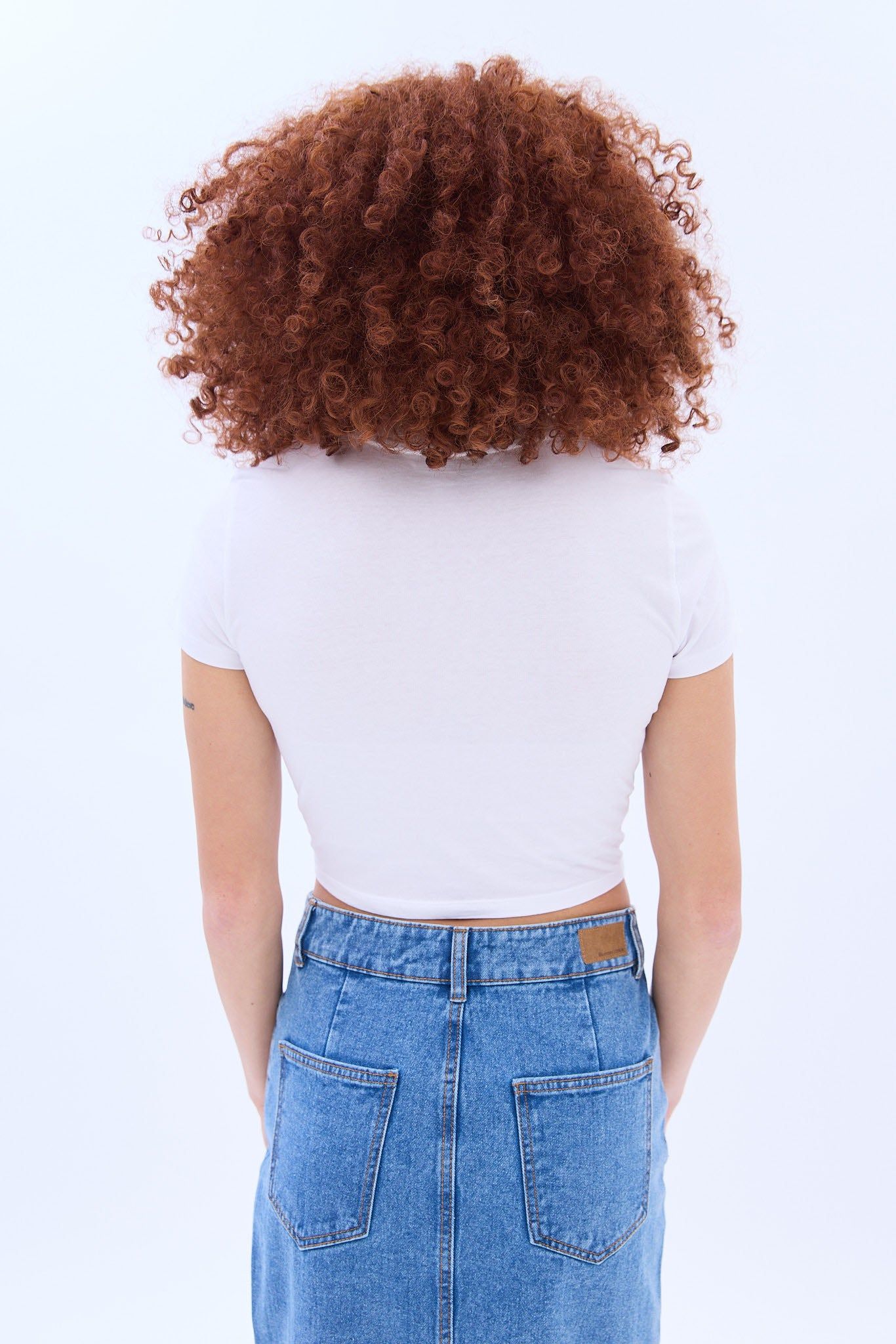 Crew Neck Baby Tee sold by Bluenotes product image thumbnail 5