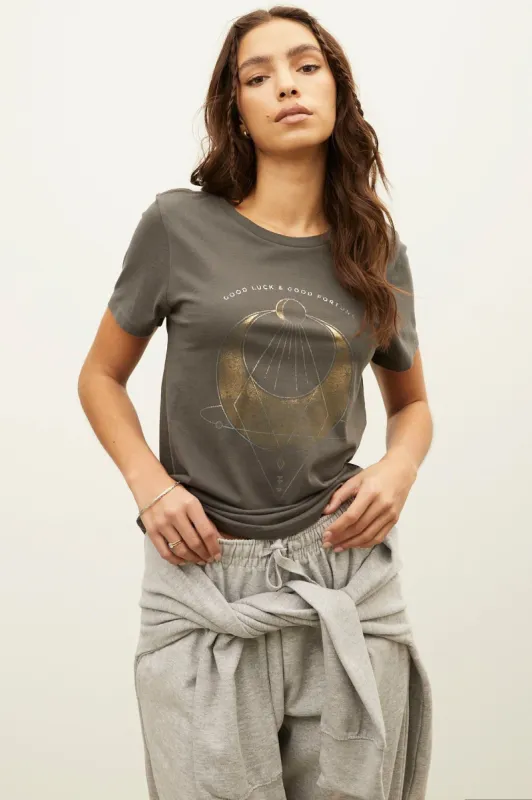 Good Luck Moon Classic Tee sold by Bluenotes