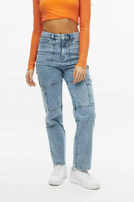High Rise 90's Straight Carpenter Jean sold by Bluenotes