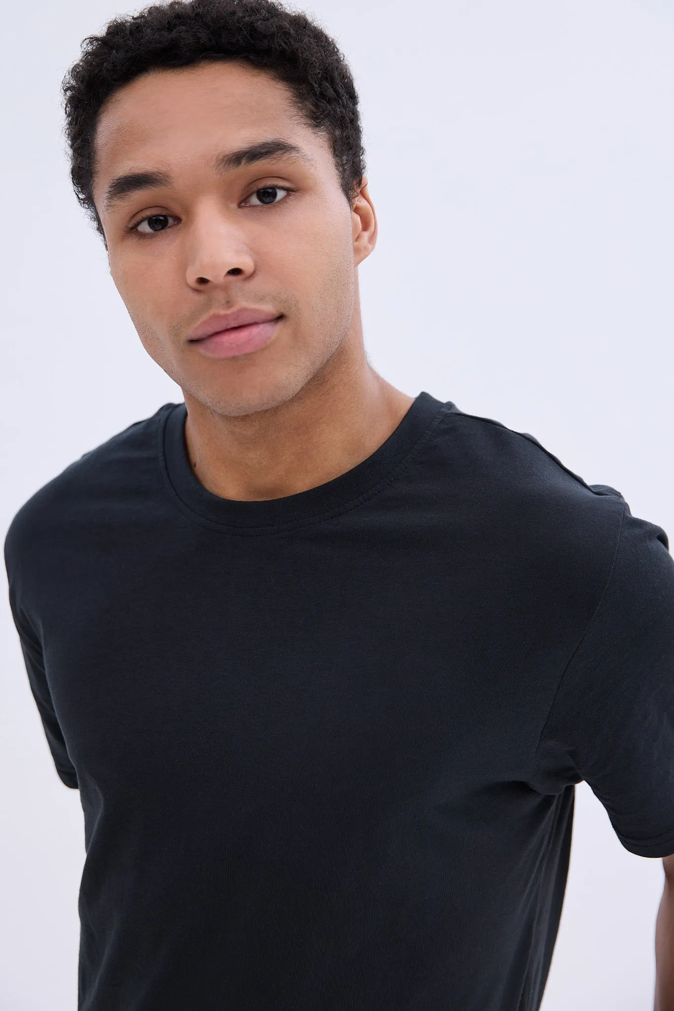 Basic Relaxed Crew Neck Tee sold by Bluenotes product image thumbnail 2