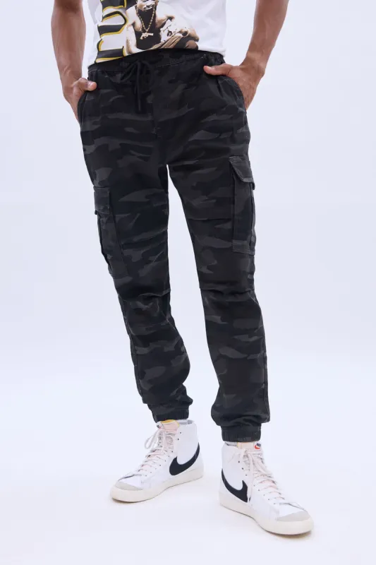 Relaxed Cargo Twill Jogger sold by Bluenotes