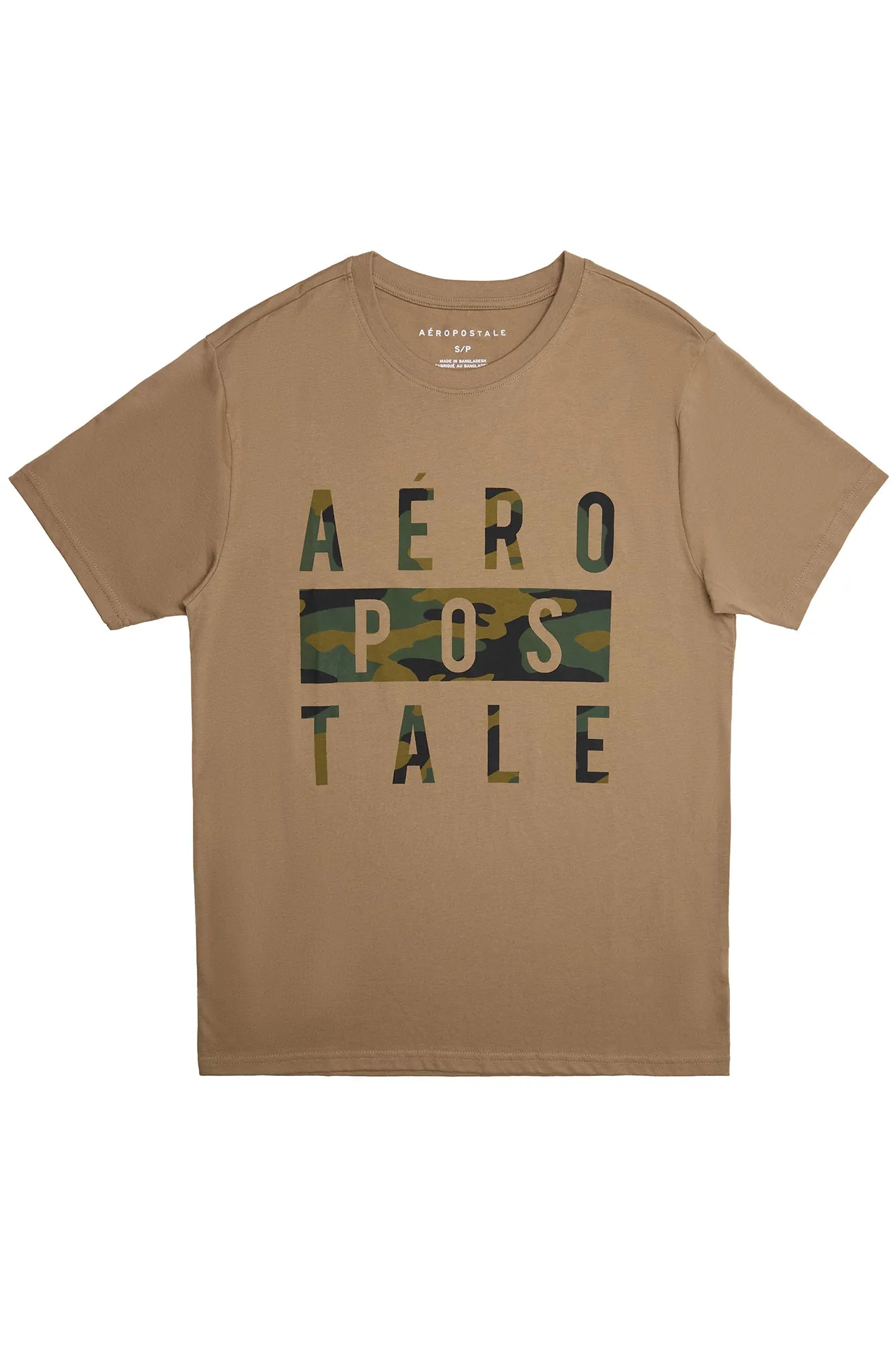 Aéropostale Camouflage Text Graphic Tee sold by Bluenotes