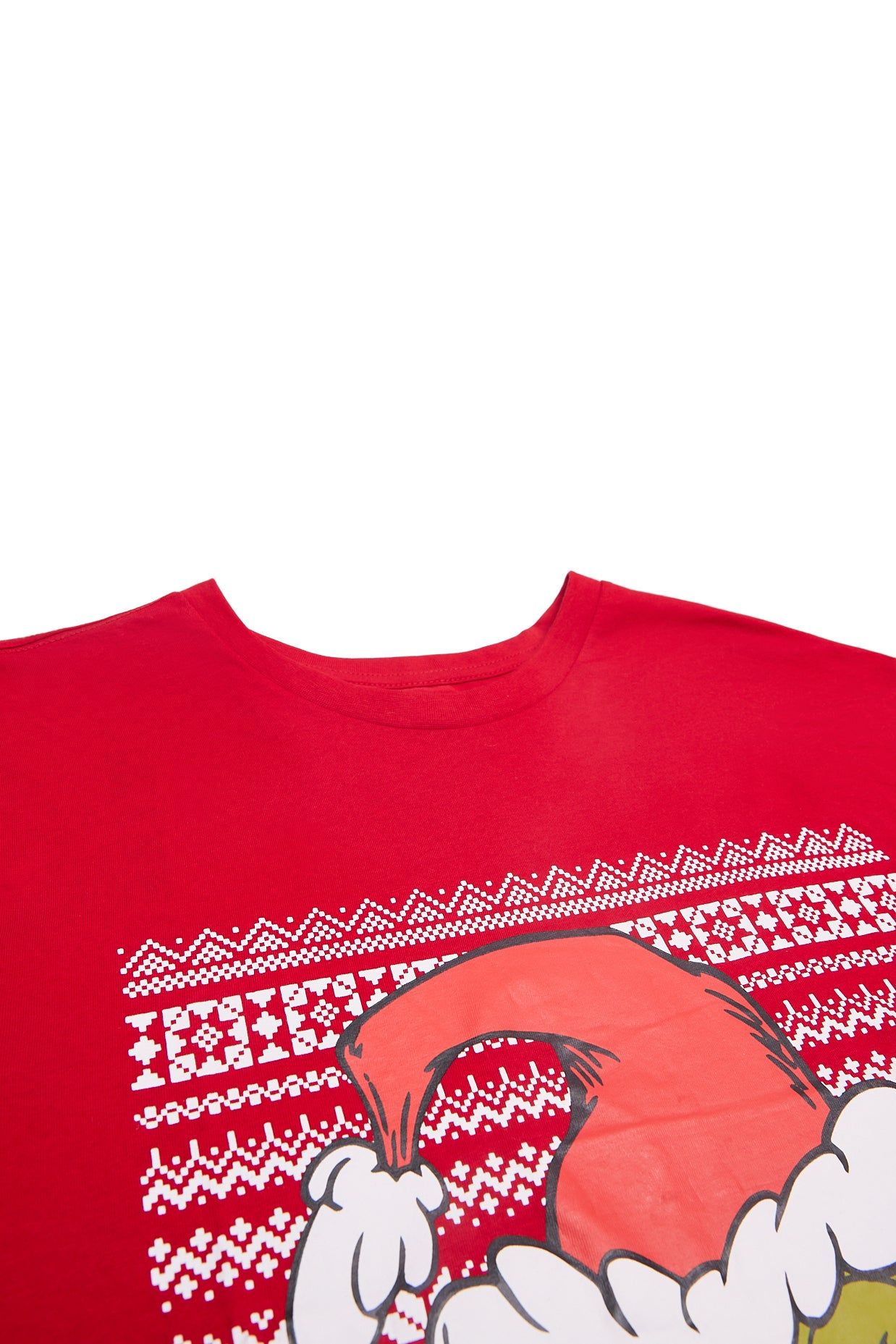 The Grinch Ugly Christmas Sweater Graphic Tee sold by Bluenotes product image thumbnail 2