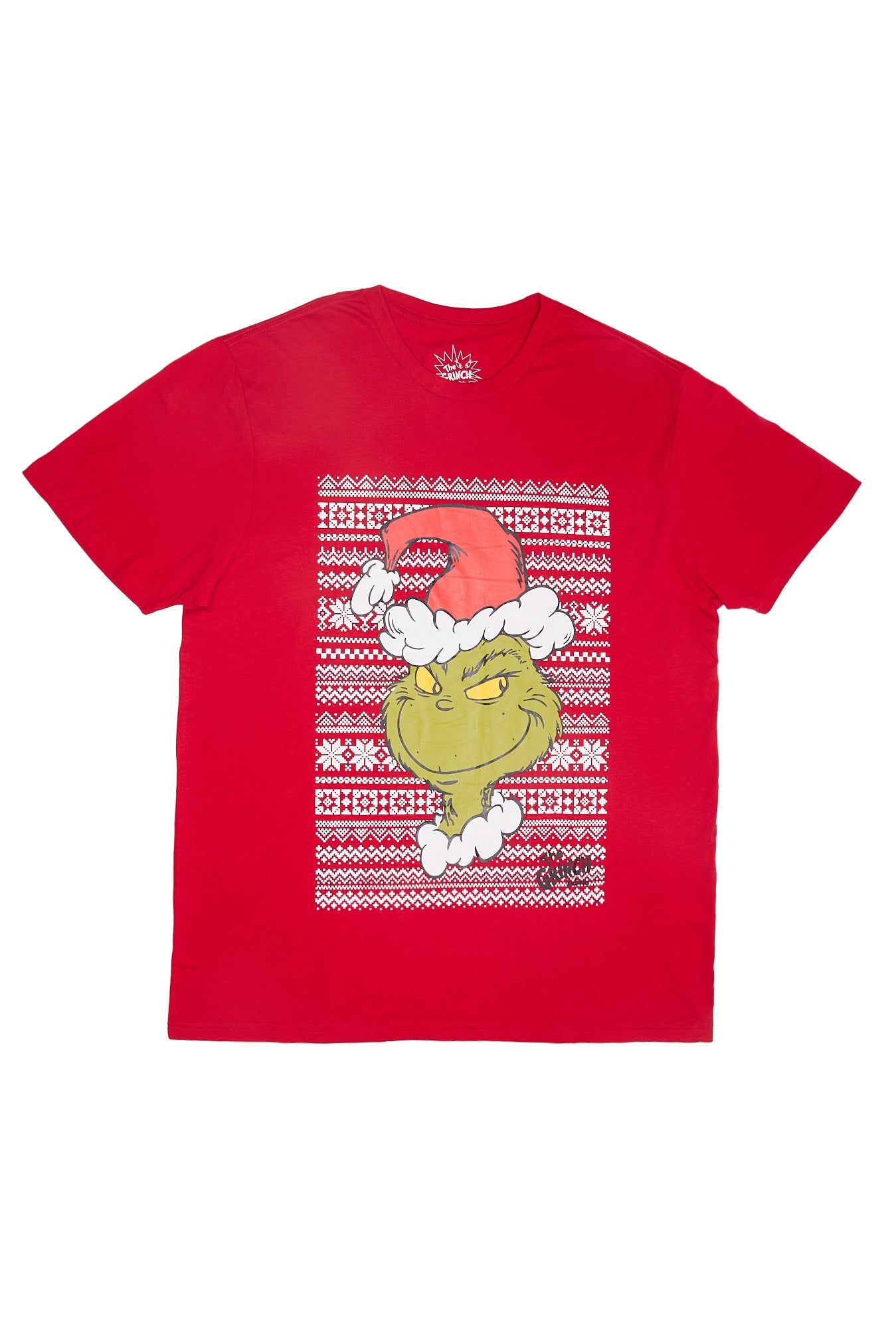 The Grinch Ugly Christmas Sweater Graphic Tee sold by Bluenotes