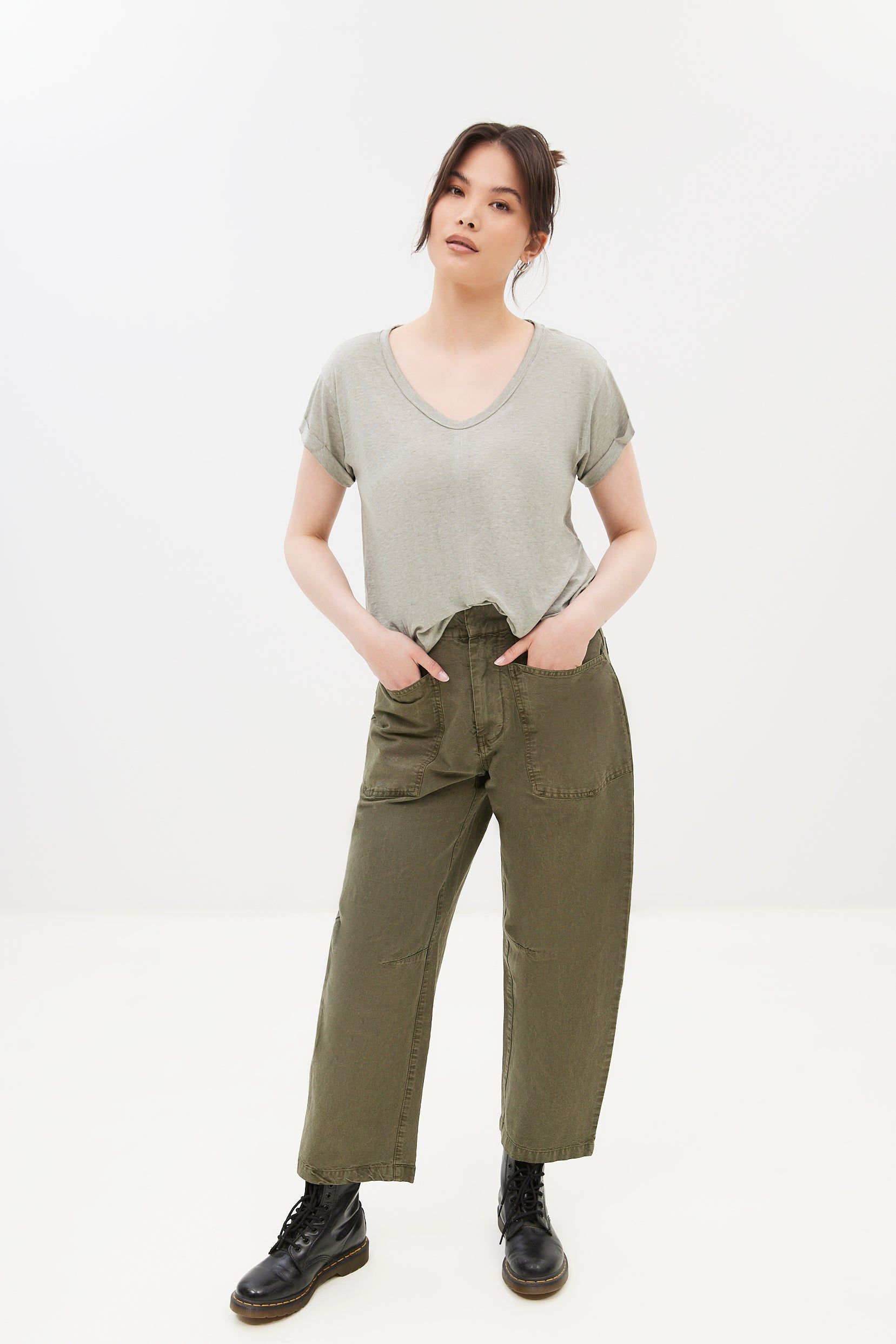 Seamed Scoop Neck Tee sold by Bluenotes product image thumbnail 6