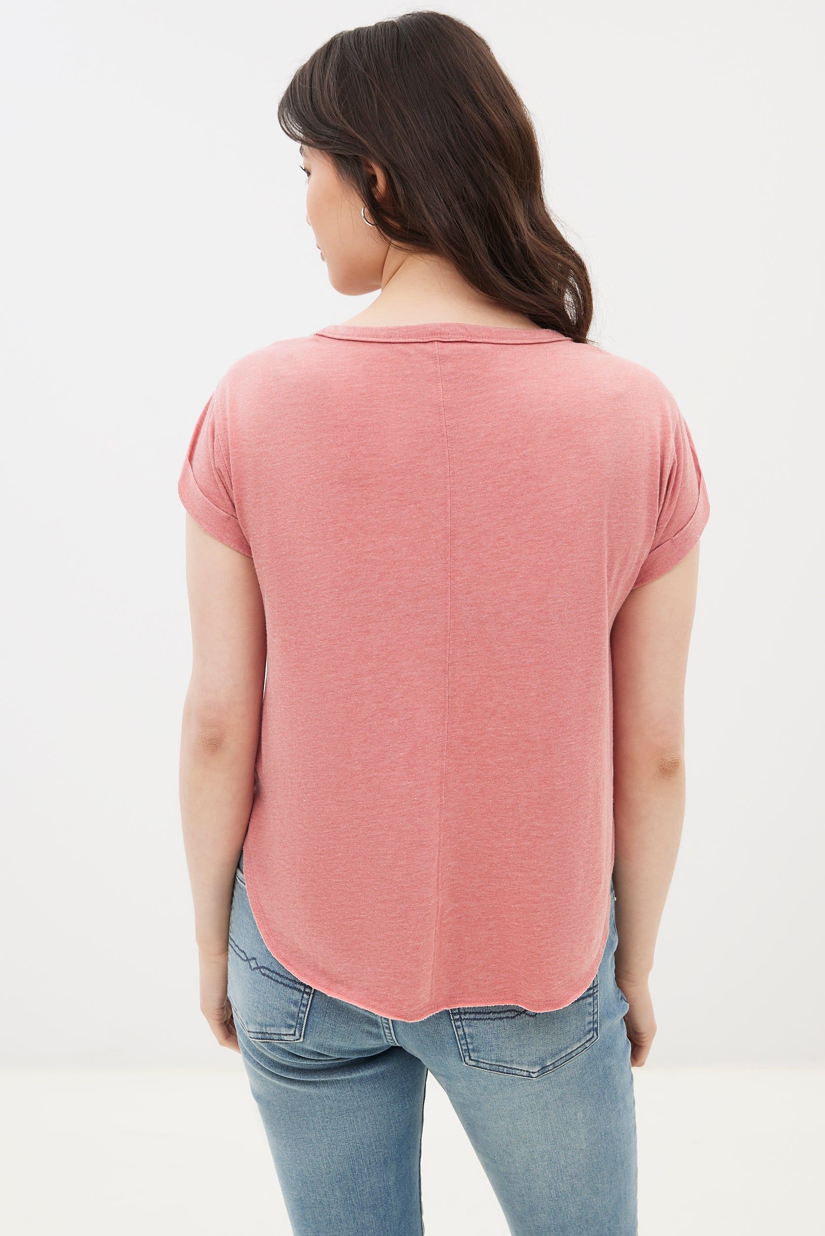 Seamed Scoop Neck Tee sold by Bluenotes product image thumbnail 12