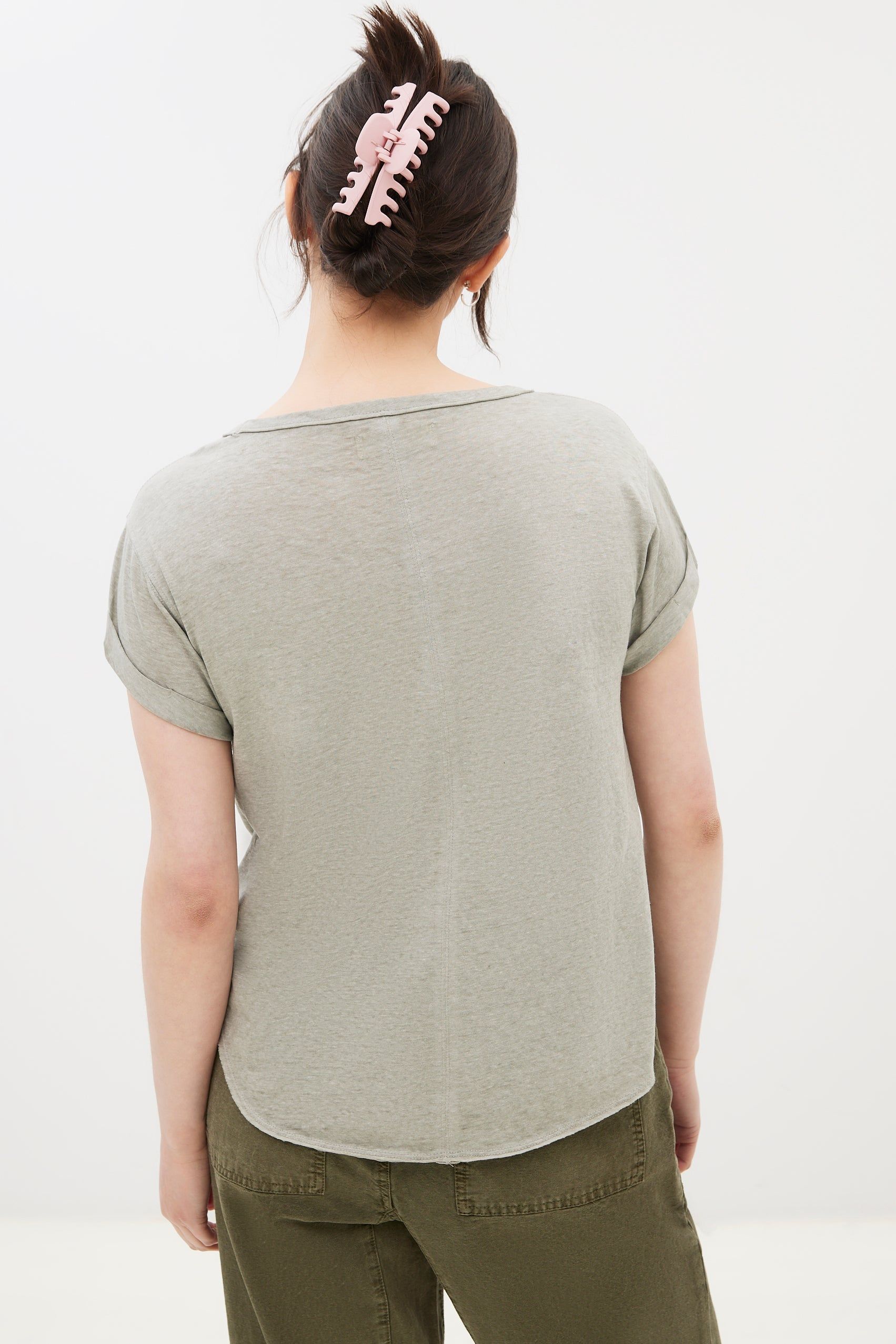 Seamed Scoop Neck Tee sold by Bluenotes product image thumbnail 8