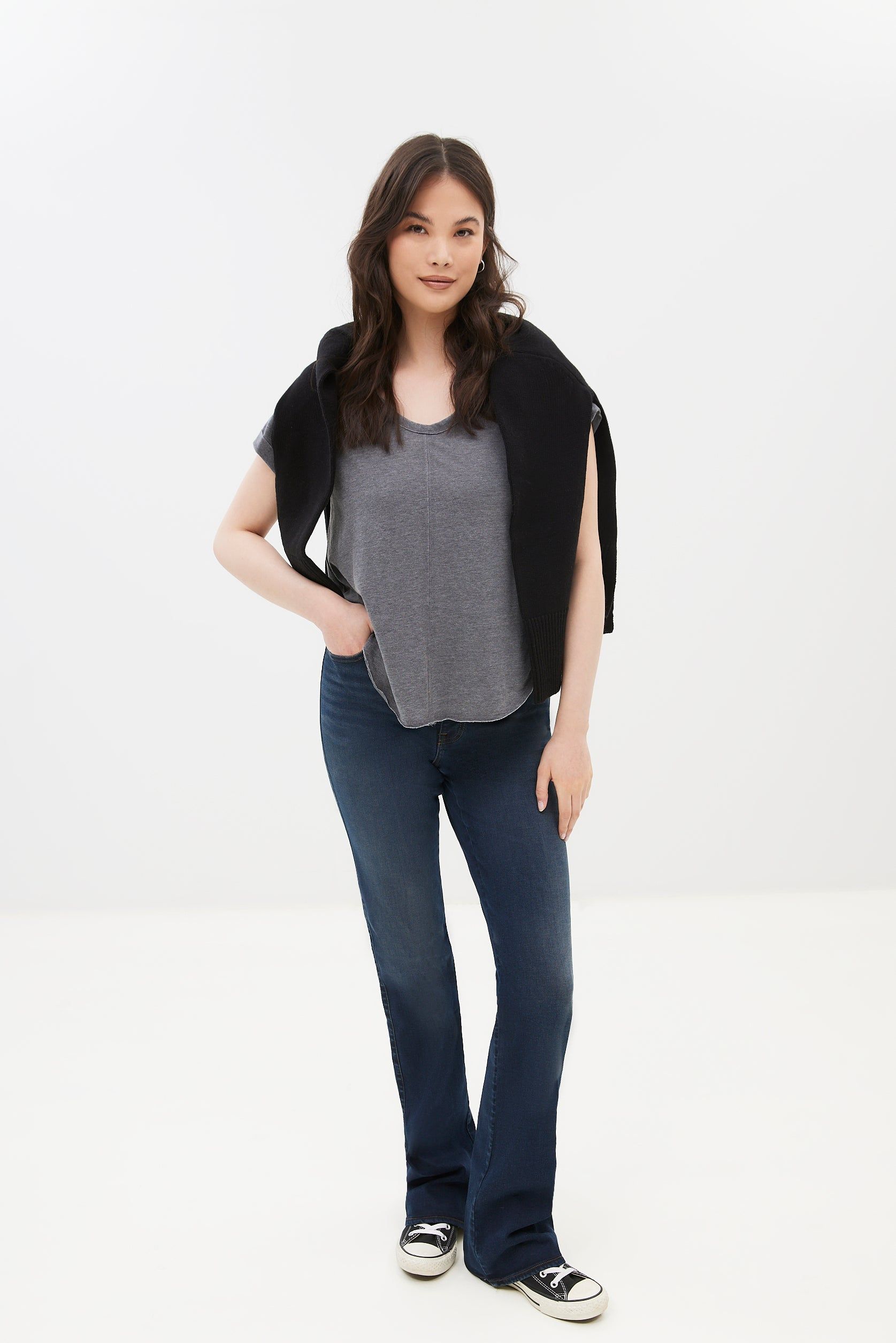Seamed Scoop Neck Tee sold by Bluenotes product image thumbnail 3
