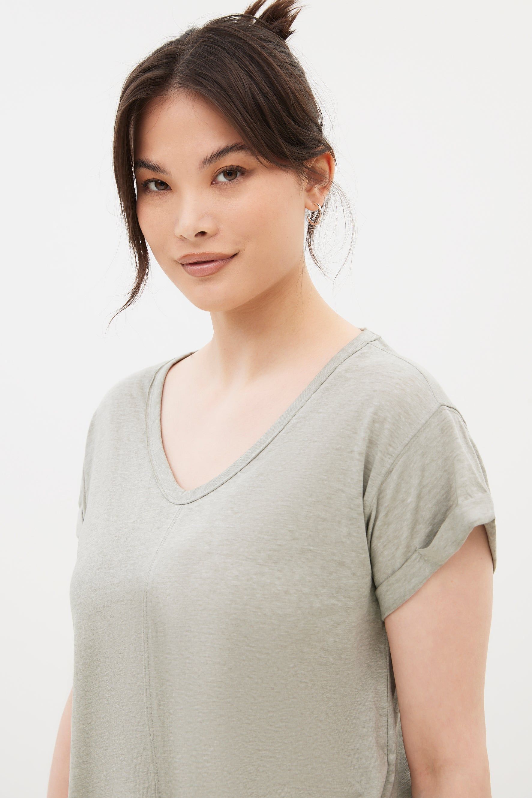 Seamed Scoop Neck Tee sold by Bluenotes product image thumbnail 7