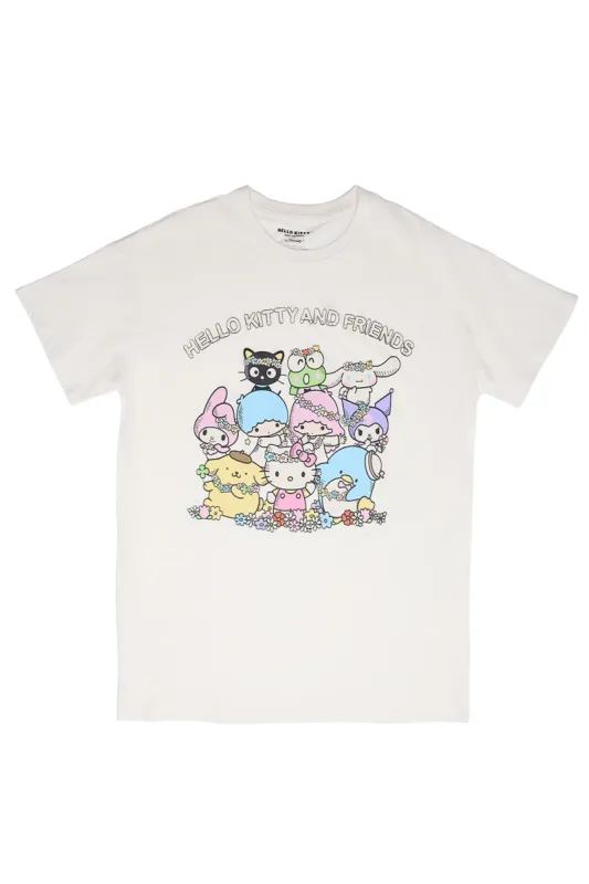 Hello Kitty And Friends Graphic Relaxed Tee sold by Bluenotes