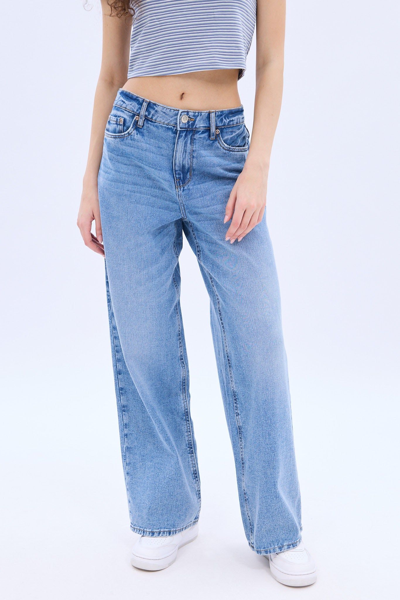 Super High Rise Wide Leg Jean sold by Bluenotes