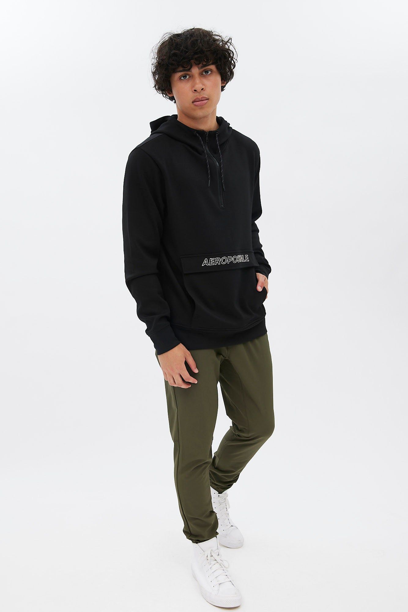 AERO Air Tech Fleece Quarter-Zip Pullover Hoodie sold by Bluenotes product image thumbnail 9