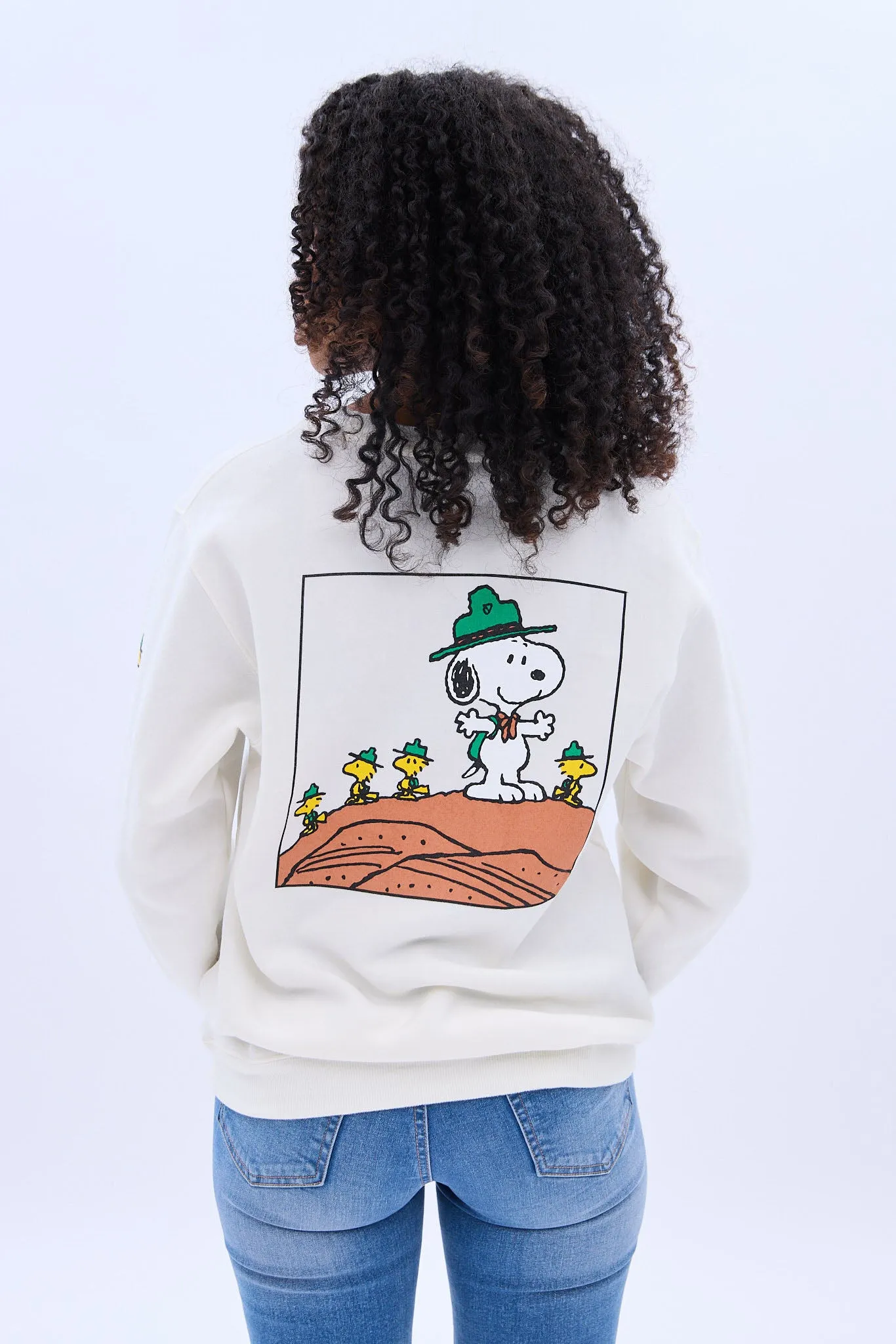 Camp Snoopy Snoopy Bird Hill Graphic Crew Neck Sweatshirt sold by Bluenotes product image thumbnail 2