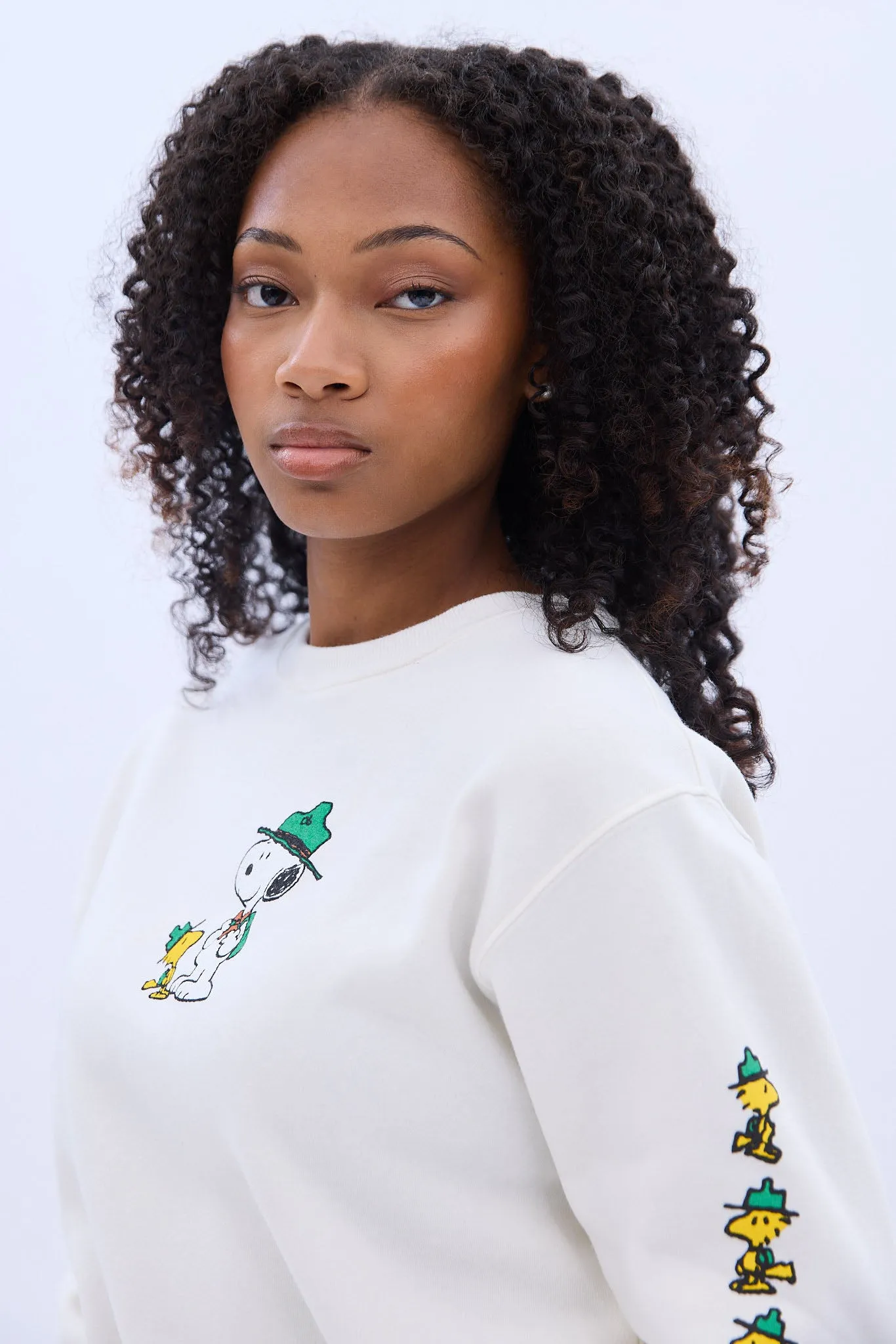 Camp Snoopy Snoopy Bird Hill Graphic Crew Neck Sweatshirt sold by Bluenotes product image thumbnail 3
