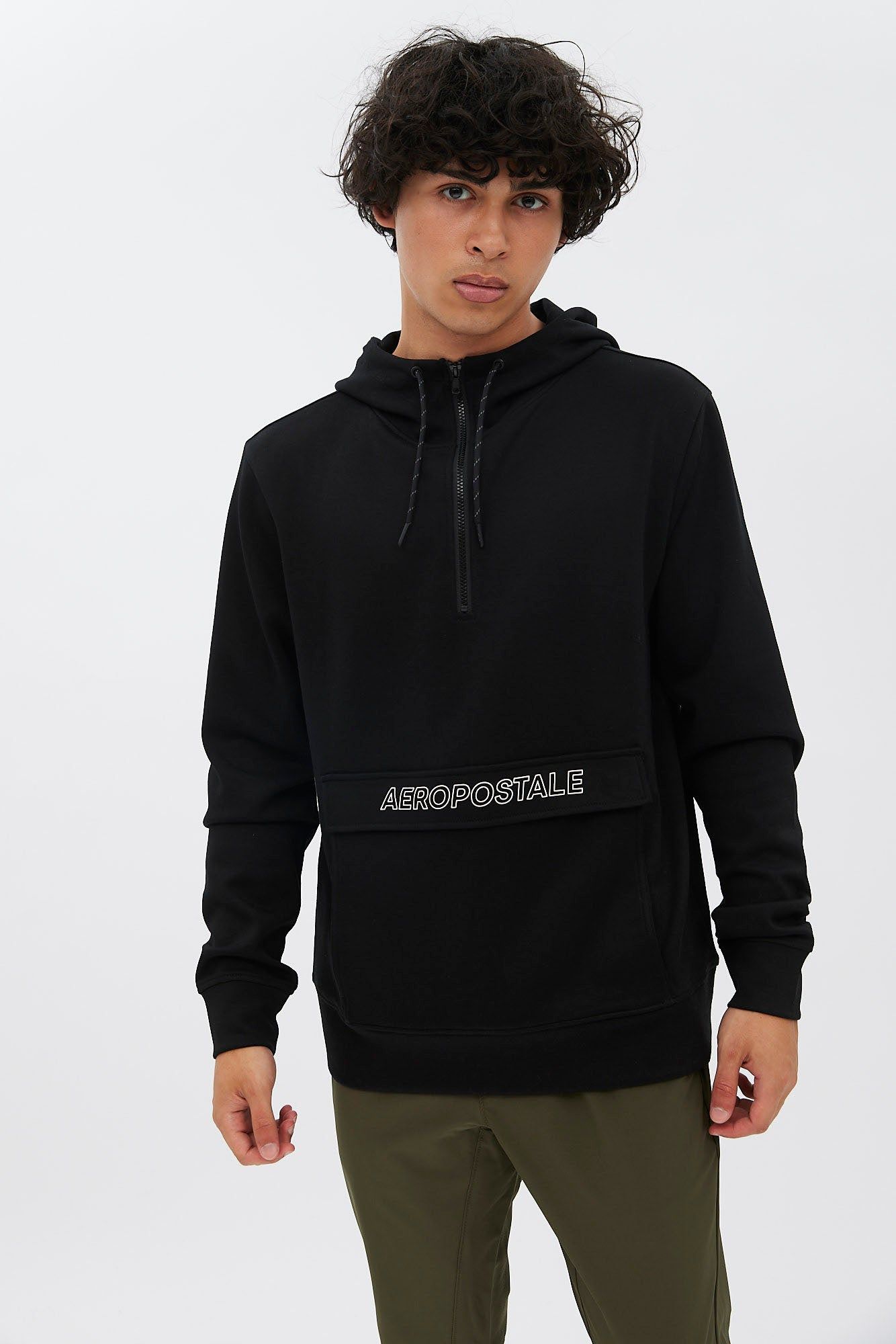 AERO Air Tech Fleece Quarter-Zip Pullover Hoodie sold by Bluenotes product image thumbnail 6