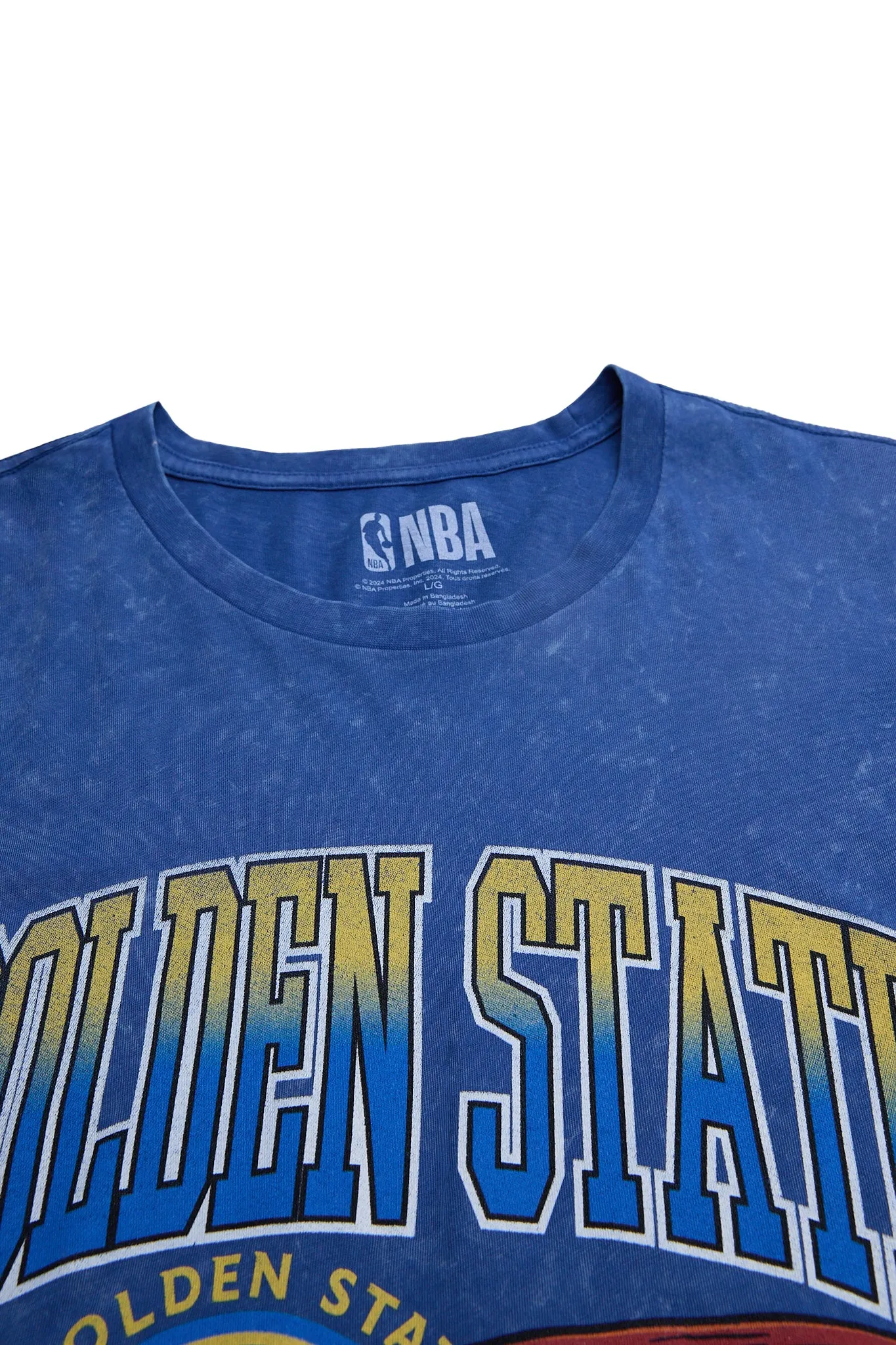 Golden State Warriors Graphic Acid Wash Tee sold by Bluenotes product image thumbnail 2