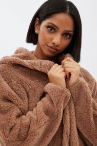 Sherpa Hooded Cardigan sold by Bluenotes