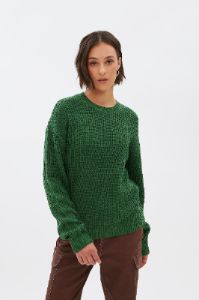Ribbed Crew Neck Pullover Sweater sold by Bluenotes