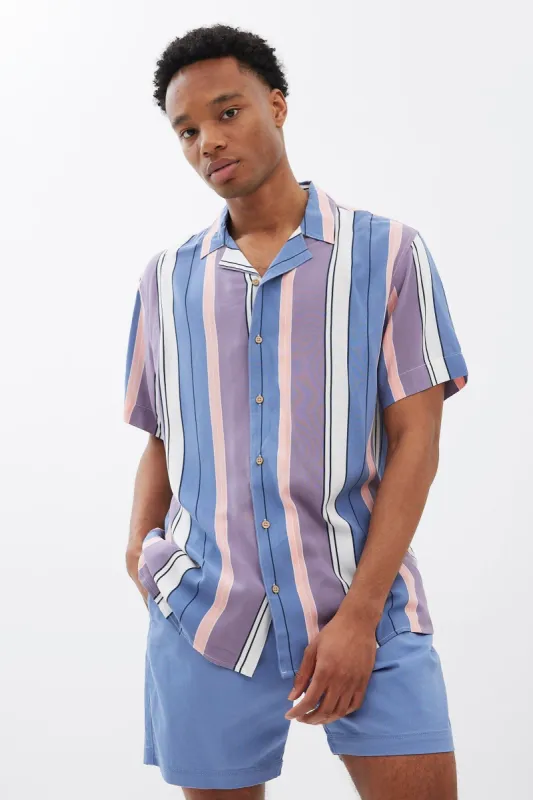 Striped Short Sleeve Resort Shirt sold by Bluenotes