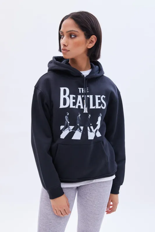 The Beatles Graphic Oversized Pullover Hoodie sold by Bluenotes